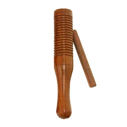 Agogo Single Bell Wooden w/ Mallet WAGS