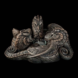 Trio of Dragons Candlelamp